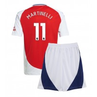 Arsenal Gabriel Martinelli #11 Hemmatröja Barn 2024-25 Kortärmad (+ Korta byxor)